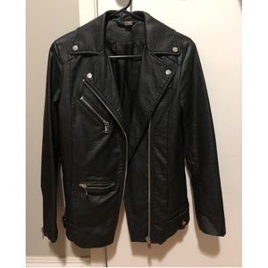 H&M Divided Biker Leather Jacket